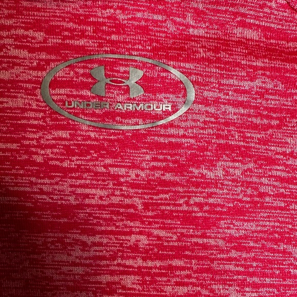 Under Armour heatgear 1/2 zip pink and white xsmall - Picture 5 of 8